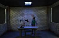 Dark Night Returns Joker with Interrogation Room Diorama (Batman) Custom Diorama / Playset