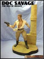 Doc Savage and Dio (Doc Savage) Custom Action Figure