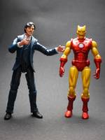 Tony Stark Retro Look (Marvel Universe) Custom Action Figure