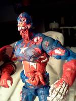 Zombie Captain America (Marvel Legends) Custom Action Figure