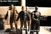 John Blake (the Dark Knight Rises) - Custom Figure Repaint (Batman - Dark Knight Rises) Custom Action Figure
