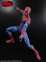 Amazing Spider-Man (Movie Accurate Repaint W/ Magnetic Feet) (Spider-Man - Movie) Custom Action Figure