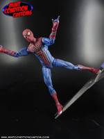 Amazing Spider-Man (Movie Accurate Repaint W/ Magnetic Feet) (Spider-Man - Movie) Custom Action Figure