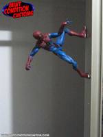 Amazing Spider-Man (Movie Accurate Repaint W/ Magnetic Feet) (Spider-Man - Movie) Custom Action Figure