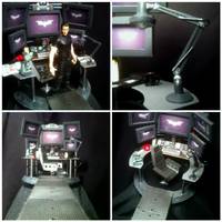 Batcomputer (Batman) Custom Diorama / Playset