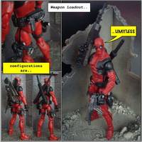 Deadpool "Merc with the SEAMS" MU (Marvel Universe) Custom Action Figure