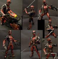 Movie Concept Armored Deadpool (Cyber DP) (Movie Masters) Custom Action Figure