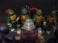 TMNT 2012 in Vintage Colors Set (W/Chain Weapons) (Teenage Mutant Ninja Turtles) Custom Action Figure