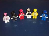 Lego Power Rangers (Power Rangers) Custom Miniature / Figurine