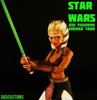 Ahsoka Tano Jedi Padawan Clone Wars (Star Wars Clone Wars) Custom Action Figure