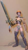 Medieval Witchblade vs Raven Spawn (Legendary Comic Book Heroes) Custom Action Figure