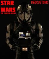 Imperial Tie Fighter Pilot Galactic Empire (Star Wars) Custom Action Figure