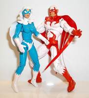 Hawk & Dove (DC Infinite Heroes) Custom Action Figure