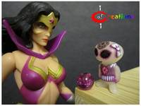 Star Sapphire Greyette (Green Lantern) Custom Miniature / Figurine