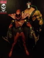 Azrael and Bane Prototypes Repaint (DC Universe) Custom Action Figure