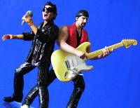 U2 - Bono/Edge (Rock Stars) Custom Action Figure