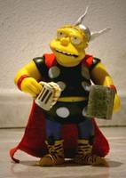 Barney Thor (Simpsons) Custom Action Figure