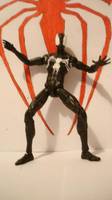 Symbiote Spiderman (Spider-Man) Custom Action Figure