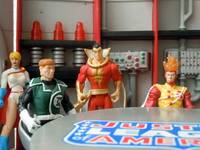 JLA Meeting Room Diorama. (Justice League) Custom Diorama / Playset