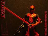 Deadpool Droid Aka D3PO (Star Wars) Custom Action Figure