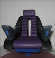 Captain M'k'n'zy with USS Excalibur Captains' Chair (Star Trek) Custom Action Figure