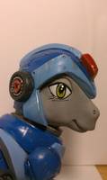 Custom Mega Man X OOAK My Little Pony (Megaman) Custom Action Figure