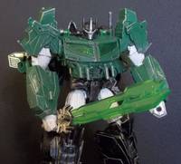 Green Lantern Optimus Prime (Transformers) Custom Action Figure