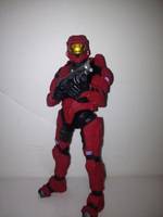 Halo 3 Mark VI Red (Halo) Custom Action Figure