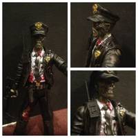 Raccoon City Zombie Cop (Zombies) Custom Action Figure