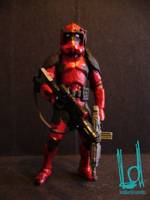 Clone Commander Deadpool (Star Wars) Custom Action Figure