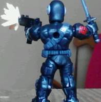 Snake-Eyes (Mega Bloks) (G.I. Joe) Custom Miniature / Figurine