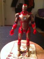 Iron Man 3 Mark 42 Armor (Marvel Universe) Custom Action Figure
