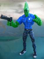 Savage Dragon in Cop Uniform (Legendary Comic Book Heroes) Custom Action Figure