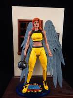 Hawkgirl (Shayera Hol Yellow Track Suit) (DC Universe) Custom Action Figure