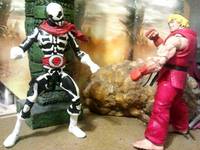 Skullomania, Human Skullomania (Street Fighter) Custom Action Figure