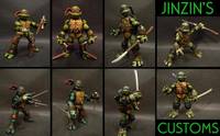 TMNT Gritty Toon Turtles (Teenage Mutant Ninja Turtles) Custom Action Figure