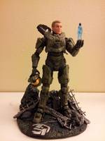 Master Chief and Cortana (Halo) Custom Action Figure