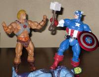 Motuc Captain America (Masters of the Universe) Custom Action Figure