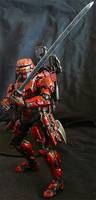 Descendant Halo Deadpool Spartan (Halo) Custom Action Figure