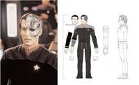 Data De-Fleshed from First Contact (Star Trek) Custom Action Figure