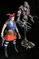 Gaige and Deathtrap (Borderlands) Custom Action Figure