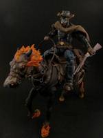Western Ghost Rider & Hell Horse (Marvel Legends) Custom Action Figure
