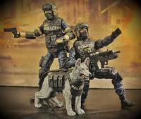 German GSG-9 Commandos and K-9 (G.I. Joe) Custom Action Figure