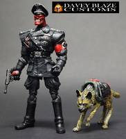 Red Skull and HöLlenhund: World War II (Captain America) Custom Action Figure