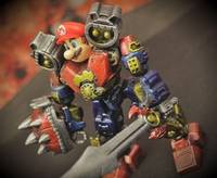 Mech-Suit Mario Brothers Mario and Luigi (Super Mario Bros) Custom Action Figure