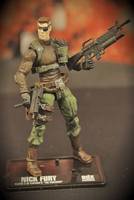 Nick Fury (Capcom "the Punisher" Arcade Game) (Marvel Universe) Custom Action Figure
