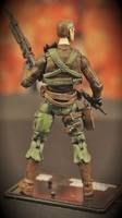 Nick Fury (Capcom "the Punisher" Arcade Game) (Marvel Universe) Custom Action Figure