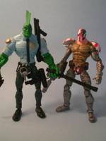 Officer Savage Dragon (Legendary Comic Book Heroes) Custom Action Figure