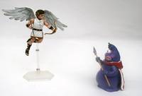 Pit from Kid Icarus with Eggplant Wizard Accesory (Nintendo) Custom Action Figure