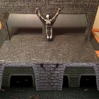 Goro's Lair (Mortal Kombat) Custom Diorama / Playset